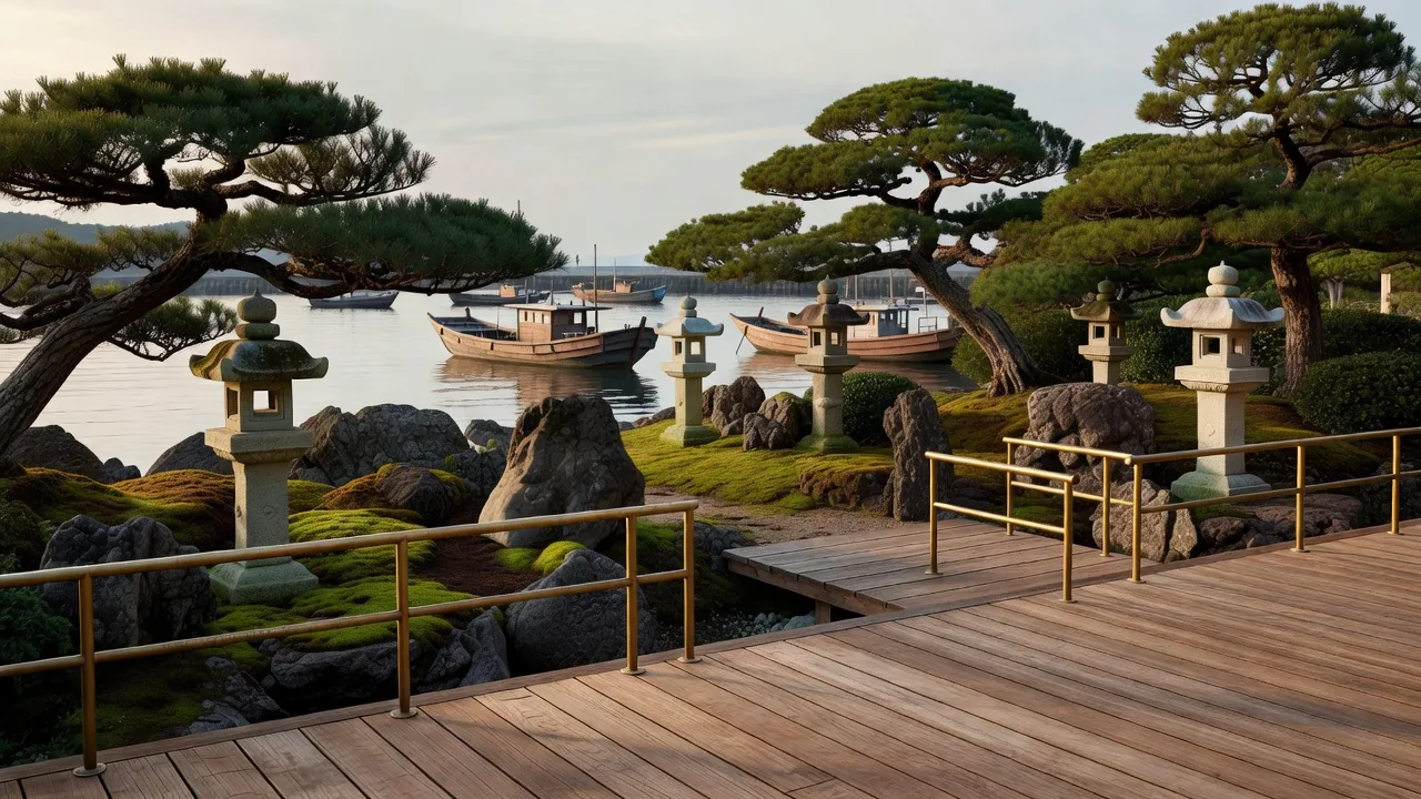 海辺の庭